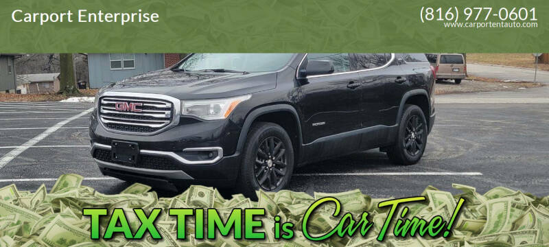 2018 GMC Acadia for sale at Carport Enterprise - 6420 State Ave in Kansas City KS