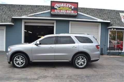 2015 Dodge Durango for sale at Quality Pre-Owned Automotive in Cuba MO