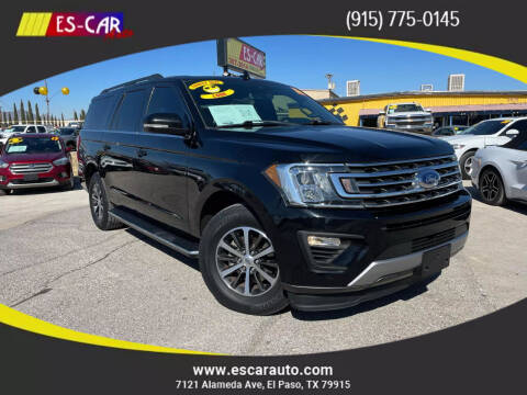 2018 Ford Expedition MAX for sale at Escar Auto - 9809 Montana Ave Lot in El Paso TX