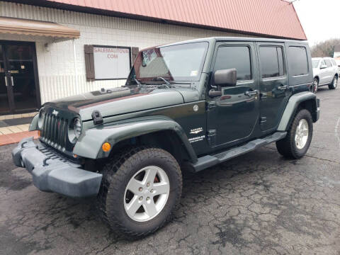 2010 Jeep Wrangler Unlimited for sale at Salem Auto Sales in Salem VA