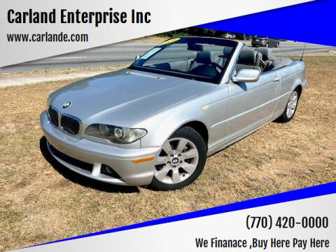 2005 BMW 3 Series for sale at Carland Enterprise Inc in Marietta GA