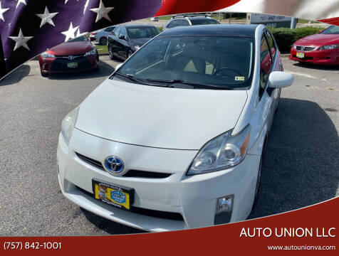 2010 Toyota Prius for sale at Auto Union LLC in Virginia Beach VA