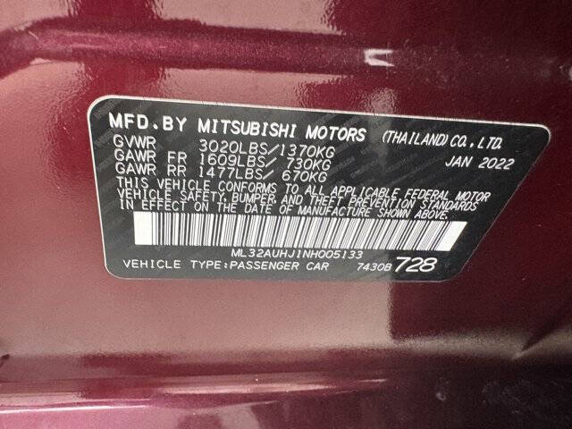 2022 Mitsubishi Mirage LE