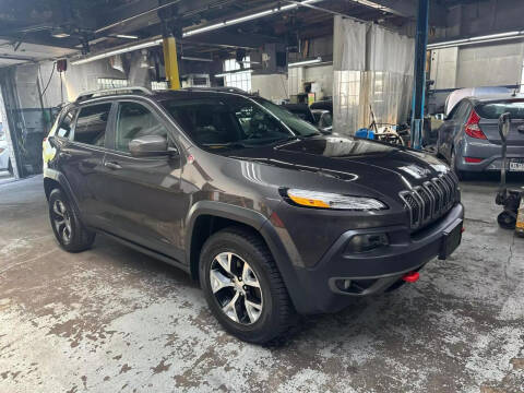 2014 Jeep Cherokee for sale at Giordano Auto Sales in Hasbrouck Heights NJ