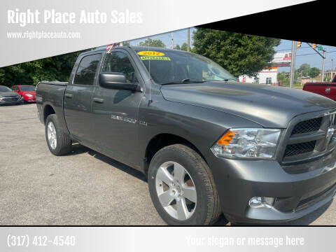 2012 RAM 1500 for sale at Right Place Auto Sales LLC in Indianapolis IN