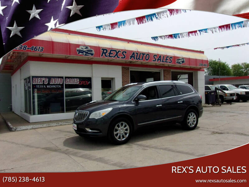 2014 Buick Enclave for sale at Rex's Auto Sales in Junction City KS