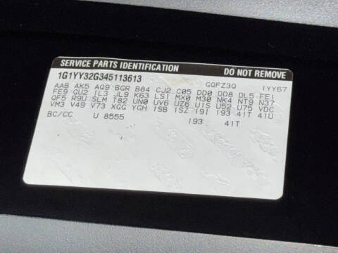 2004 Chevrolet Corvette