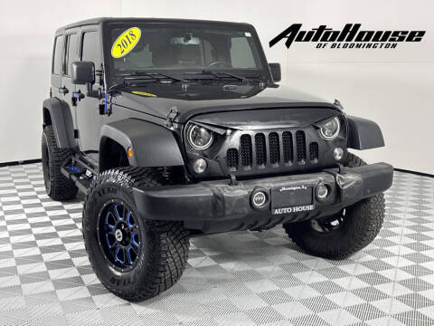2018 Jeep Wrangler JK Unlimited for sale at Auto House of Bloomington in Bloomington IL