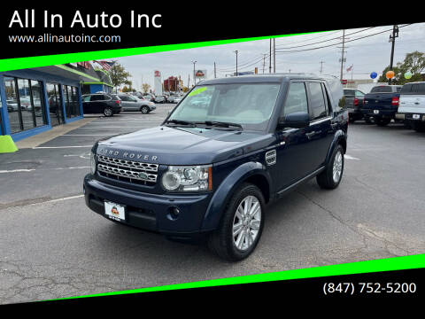 2011 Land Rover LR4 for sale at All In Auto Inc in Palatine IL