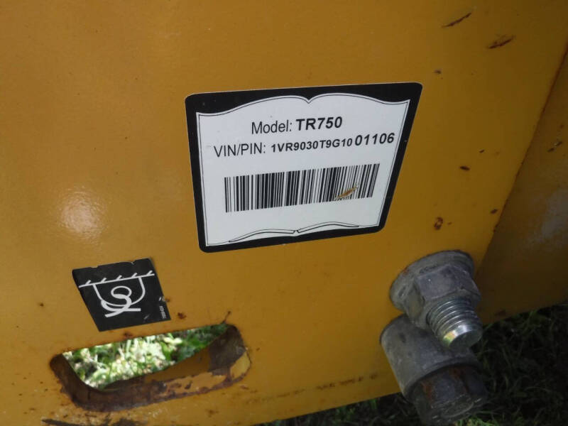 2016 vermeer RTX750