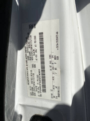 2017 Ford E-Series E-350 SD