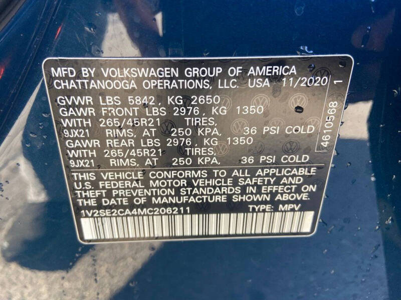 2021 Volkswagen Atlas Cross Sport V6 SEL R-Line 4Motion