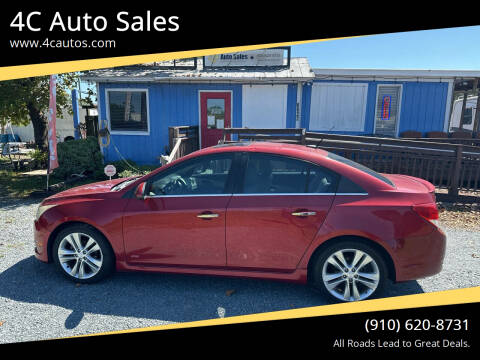 2013 Chevrolet Cruze for sale at 4C Auto Sales in Wilmington NC