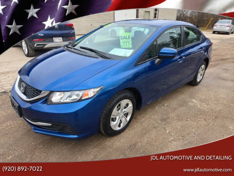 2015 Honda Civic for sale at JDL Automotive and Detailing in Plymouth WI