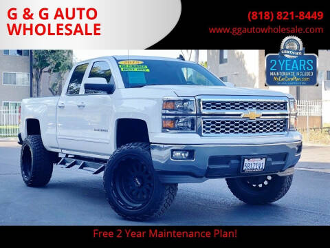 2015 Chevrolet Silverado 1500 for sale at G & G AUTO WHOLESALE in North Hollywood CA