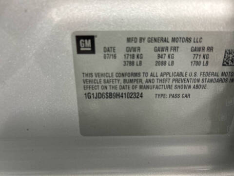 2017 Chevrolet Sonic LT Auto