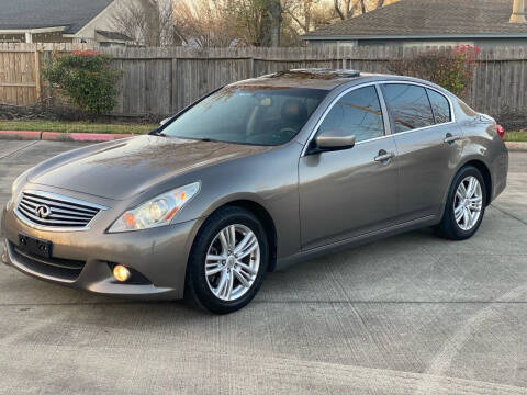2012 Infiniti G37 Sedan for sale at KM Motors LLC in Houston TX