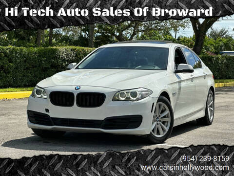 2014 BMW 5 Series for sale at Hi Tech Auto Sales Of Broward in Hollywood FL