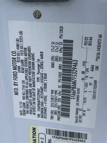 2015 Ford Mustang V6