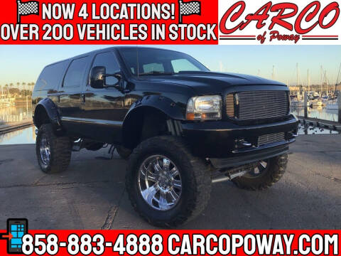 2001 Ford Excursion for sale at CARCO OF POWAY in Poway CA