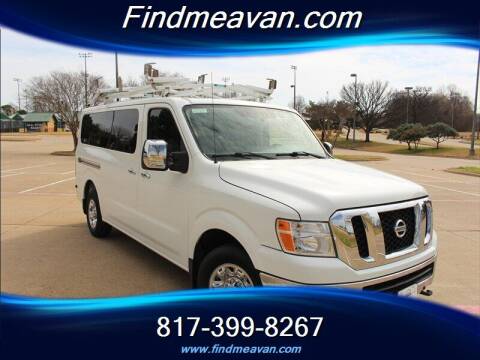 2017 Nissan NV for sale at Findmeavan.com in Euless TX