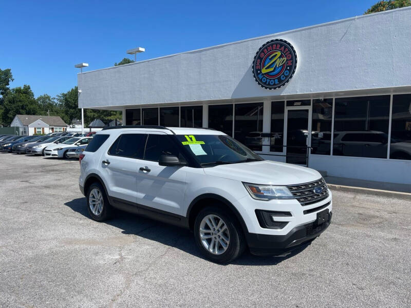 2017 Ford Explorer for sale at 2nd Generation Motor Company in Tulsa OK