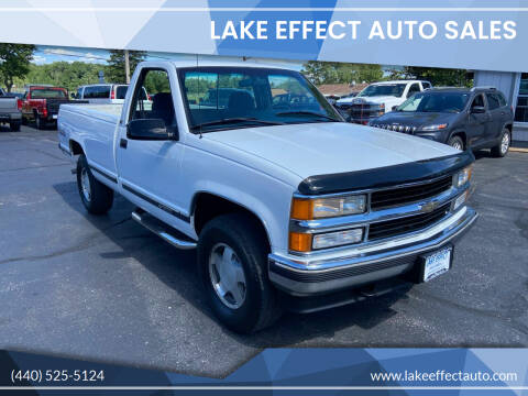 1996 Chevrolet C/K 1500 Series for sale at Lake Effect Auto Sales in Chardon OH