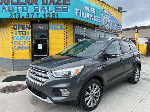 2017 Ford Escape for sale at Dollar Daze Auto Sales Inc in Detroit MI