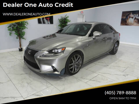 2016 Lexus IS 200t for sale at Dealer One Auto Credit in Oklahoma City OK