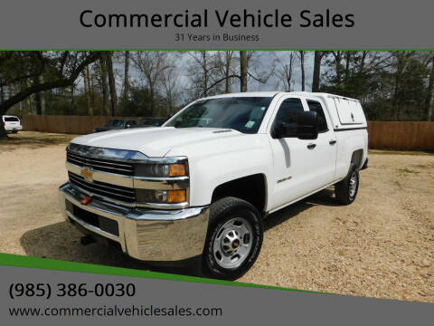 2015 Chevrolet Silverado 2500HD for sale at Commercial Vehicle Sales in Ponchatoula LA