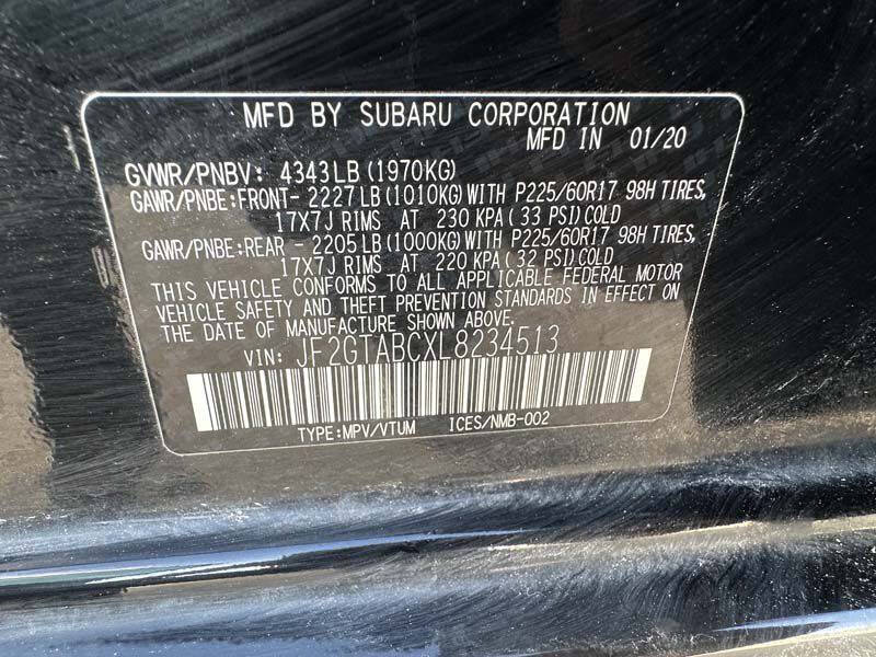 2020 Subaru Crosstrek