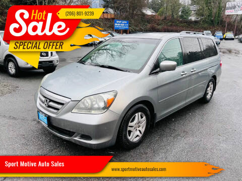 2007 Honda Odyssey for sale at Sport Motive Auto Sales in Seattle WA