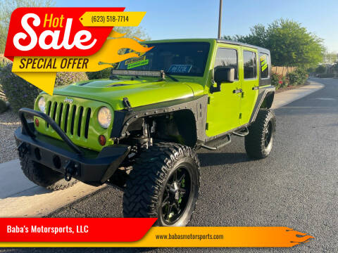 2012 Jeep Wrangler Unlimited for sale at Baba's Motorsports, LLC in Phoenix AZ