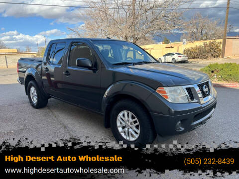 2015 Nissan Frontier for sale at High Desert Auto Wholesale in Albuquerque NM
