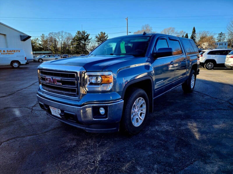 Used 2014 GMC Sierra 1500 SLE with VIN 3GTU2UEC0EG433097 for sale in Adams, WI