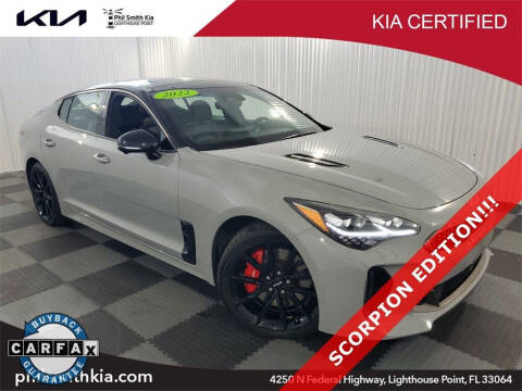 2022 Kia Stinger for sale at PHIL SMITH AUTOMOTIVE GROUP - Phil Smith Kia in Lighthouse Point FL