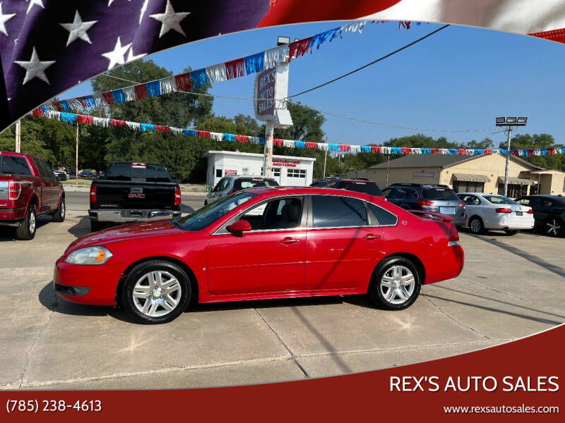 2009 Chevrolet Impala for sale at Rex's Auto Sales in Junction City KS