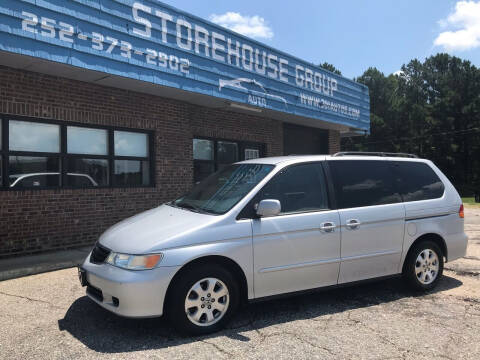 2002 Honda Odyssey for sale at Storehouse Group in Wilson NC