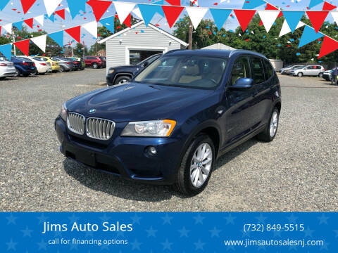 2013 BMW X3 for sale at Jims Auto Sales in Lakehurst NJ