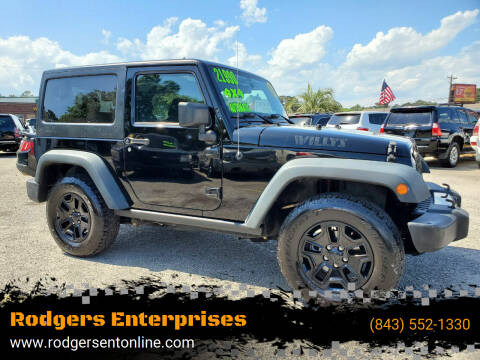 2014 Jeep Wrangler for sale at Rodgers Enterprises in North Charleston SC