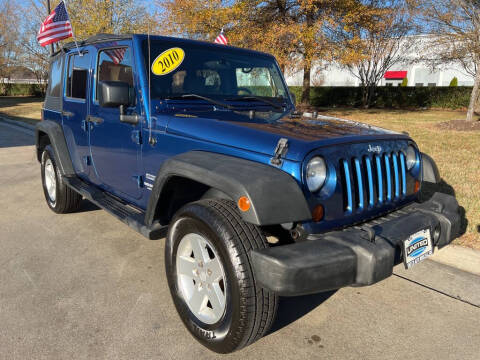 2010 Jeep Wrangler Unlimited for sale at UNITED AUTO WHOLESALERS LLC in Portsmouth VA