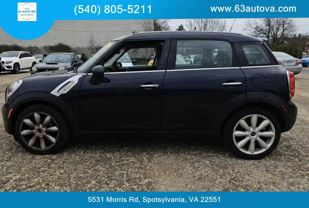 2015 MINI Countryman for sale at 63 Auto Inc in Spotsylvania, VA