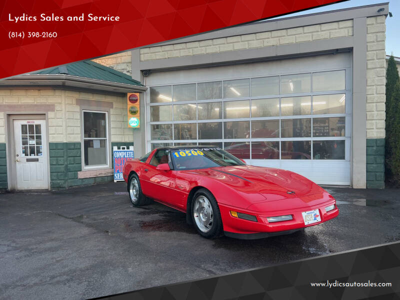 1996 Chevrolet Corvette for sale at Lydics Sales and Service in Cambridge Springs PA