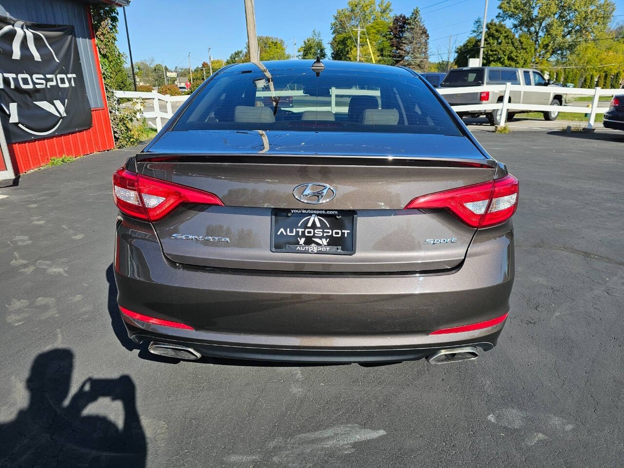 2015 Hyundai SONATA for sale at Autospot LLC in Caledonia, WI