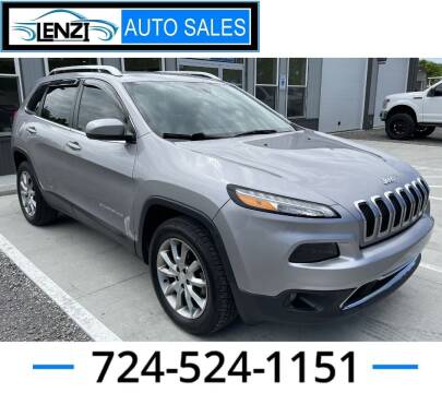 2018 Jeep Cherokee for sale at LENZI AUTO SALES in Sarver PA