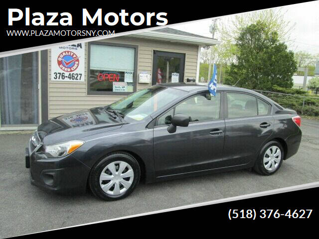 2013 Subaru Impreza for sale at Plaza Motors in Rensselaer NY