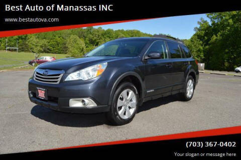 2010 Subaru Outback for sale at Best Auto of Manassas INC in Manassas VA