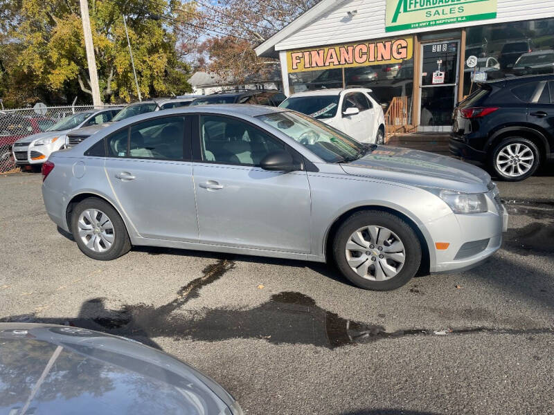 2013 Chevrolet Cruze for sale at Affordable Auto Detailing & Sales in Neptune NJ