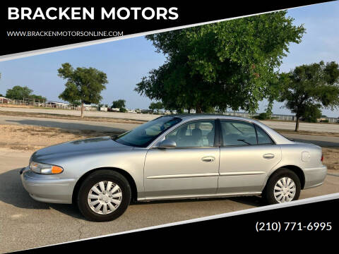 2005 Buick Century for sale at BRACKEN MOTORS in San Antonio TX