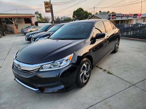 2017 Honda Accord for sale at E and M Auto Sales in Bloomington CA